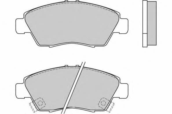 ETF 12-0546 Brake Pad Set, disc brake 120546