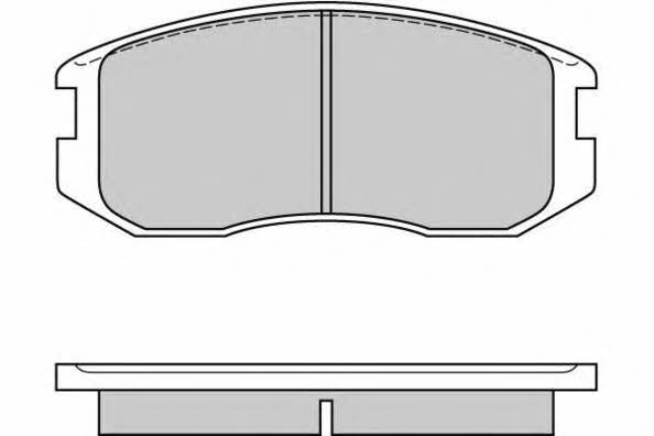 ETF 12-0558 Brake Pad Set, disc brake 120558