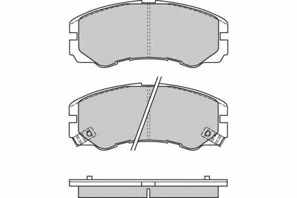 ETF 12-0580 Brake Pad Set, disc brake 120580