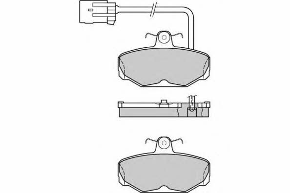 ETF 12-0591 Brake Pad Set, disc brake 120591