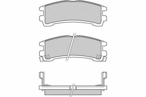 ETF 12-0619 Brake Pad Set, disc brake 120619