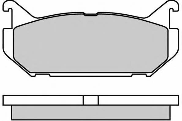 ETF 12-0632 Brake Pad Set, disc brake 120632