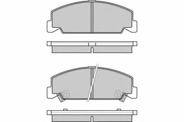 ETF 12-0634 Brake Pad Set, disc brake 120634