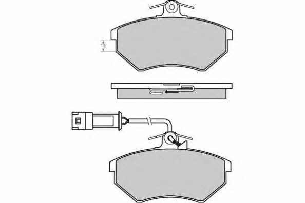 ETF 12-0644 Brake Pad Set, disc brake 120644