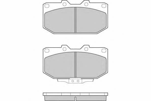 ETF 12-0649 Brake Pad Set, disc brake 120649