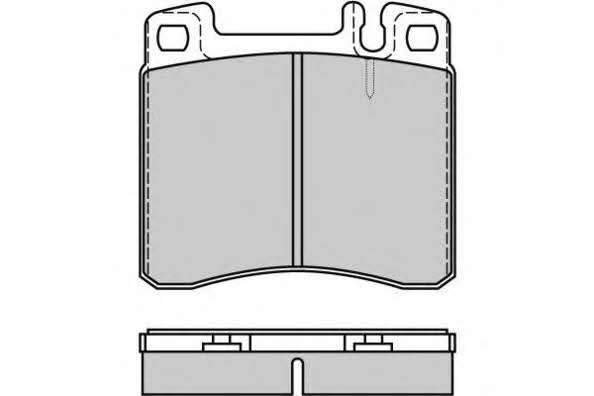 ETF 12-0662 Brake Pad Set, disc brake 120662