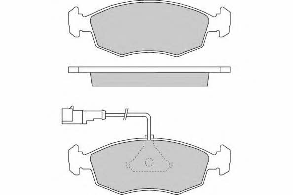 ETF 12-0669 Brake Pad Set, disc brake 120669