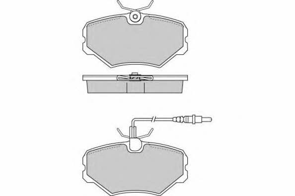 ETF 12-0670 Brake Pad Set, disc brake 120670