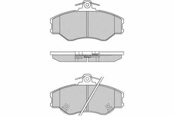 ETF 12-0708 Brake Pad Set, disc brake 120708