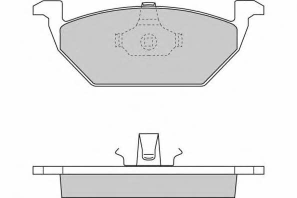 ETF 12-0712 Brake Pad Set, disc brake 120712