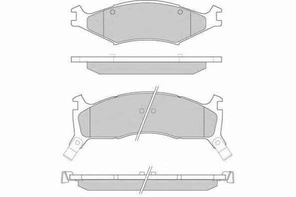 ETF 12-0772 Brake Pad Set, disc brake 120772