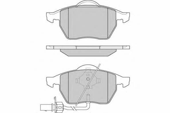 ETF 12-0816 Brake Pad Set, disc brake 120816