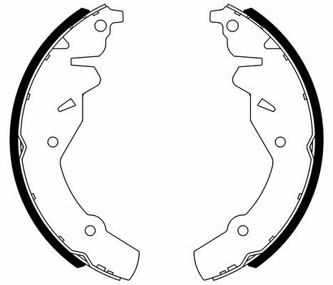 ETF 09-0719 Parking brake shoes 090719