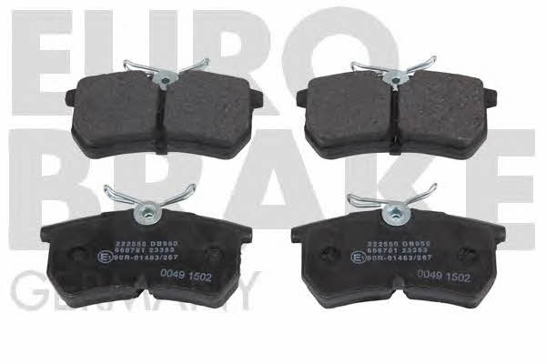 Eurobrake 5502222550 Brake Pad Set, disc brake 5502222550