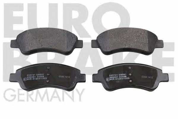 Eurobrake 5502223741 Brake Pad Set, disc brake 5502223741
