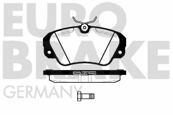 Eurobrake 5502223611 Brake Pad Set, disc brake 5502223611
