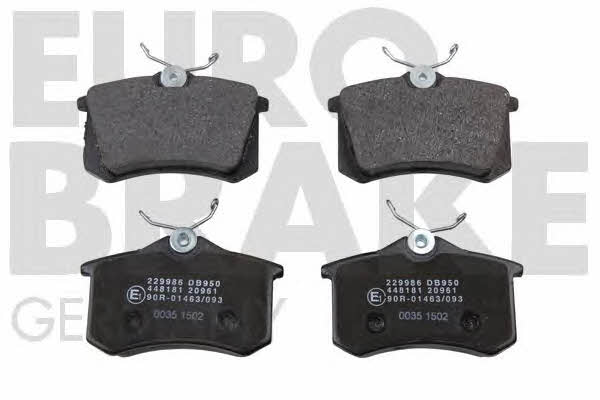 Eurobrake 5502229986 Rear disc brake pads, set 5502229986