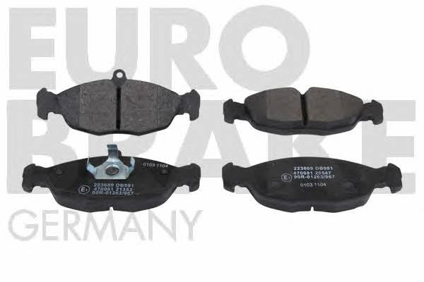 Eurobrake 5502223609 Brake Pad Set, disc brake 5502223609