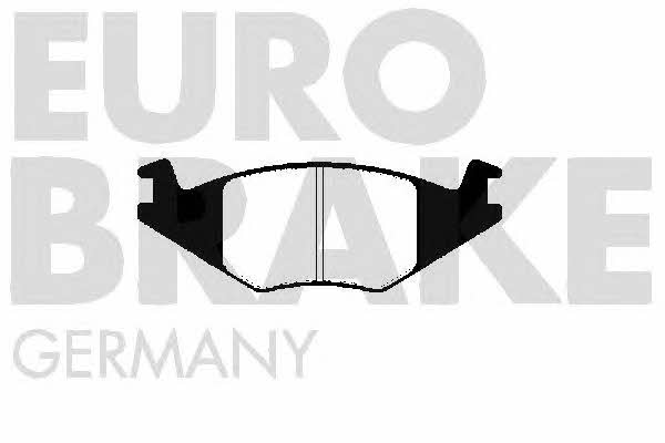 Eurobrake 5502224715 Brake Pad Set, disc brake 5502224715
