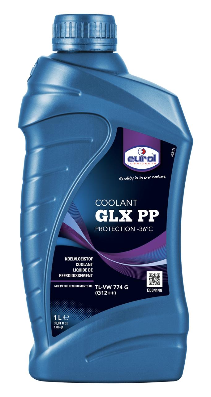Eurol E504148 - 1L Antifreeze G12++ COOLANT GLX PP, -36°C, 1L E5041481L