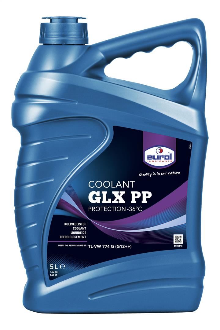 Eurol E504148 - 5L Antifreeze G12++ COOLANT GLX PP, -36°C, 5 l E5041485L