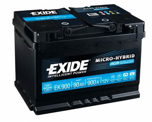 Exide EK900 Battery Exide 12V 90AH 900A(EN) R+ EK900