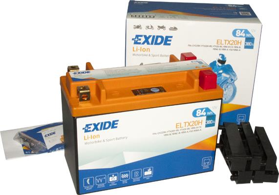 Exide ELTX20H Battery Exide Li-ion 12V 7AH 380A(EN) L+ ELTX20H