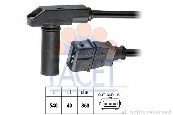 Facet 9.0182 Camshaft position sensor 90182