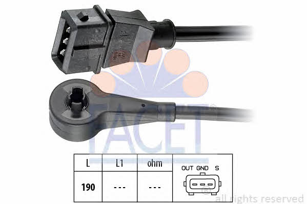 Facet 9.0184 Camshaft position sensor 90184