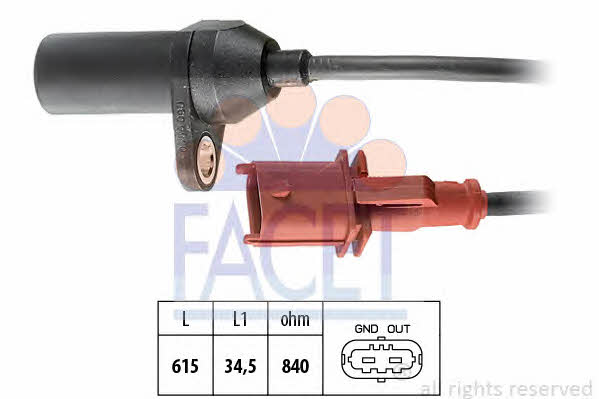 Facet 9.0206 Camshaft position sensor 90206