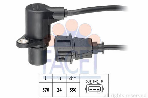 Facet 9.0273 Camshaft position sensor 90273