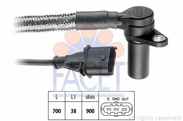 CMP sensor Opel Sintra: 90284 Facet Camshaft position sensor
