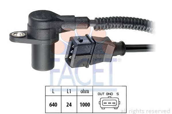 Facet 9.0301 Camshaft position sensor 90301