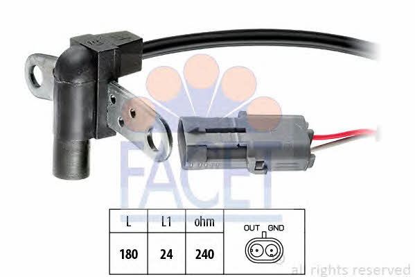 Facet 9.0352 Camshaft position sensor 90352