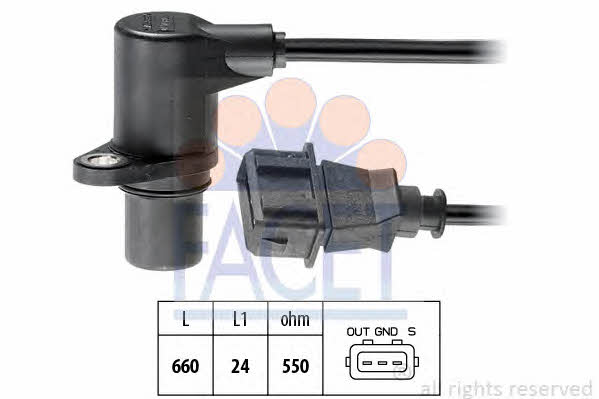 Facet 9.0437 Camshaft position sensor 90437