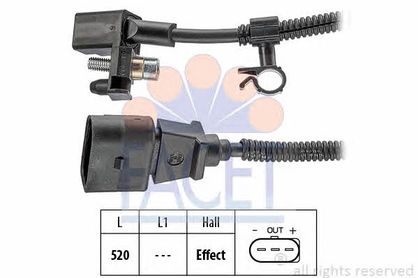 Facet 9.0445 Camshaft position sensor 90445