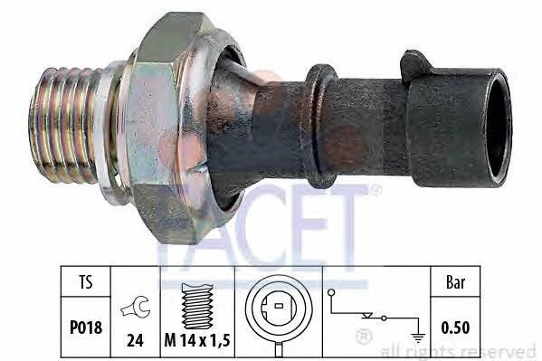 Facet 7.0069 Oil pressure sensor 70069