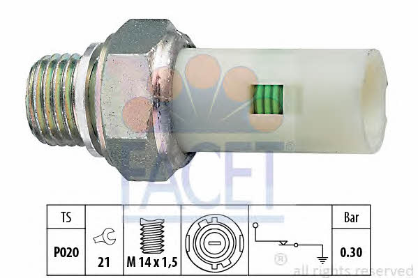 Facet 7.0076 Oil pressure sensor 70076