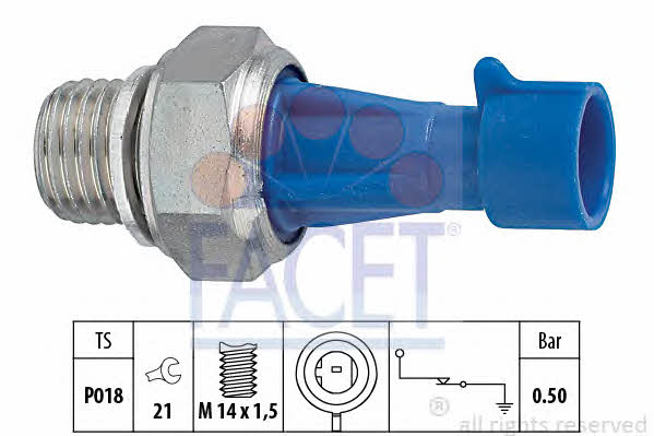 Facet 7.0143 Oil pressure sensor 70143