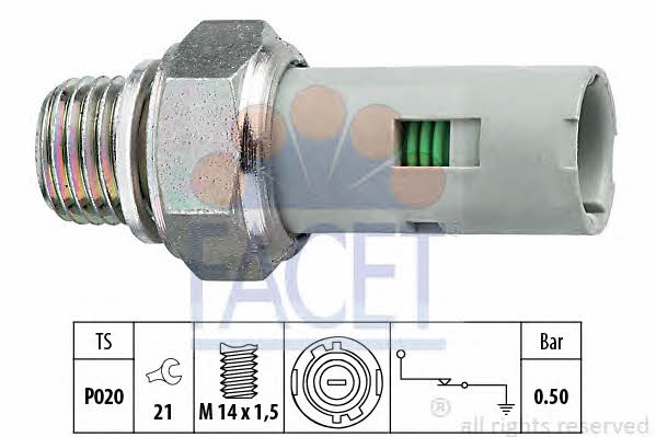 Facet 7.0151 Oil pressure sensor 70151