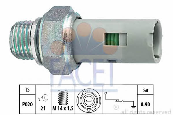 Facet 7.0153 Oil pressure sensor 70153