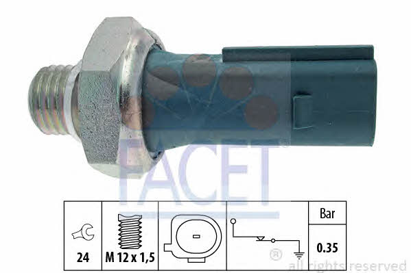 Facet 7.0177 Oil pressure sensor 70177