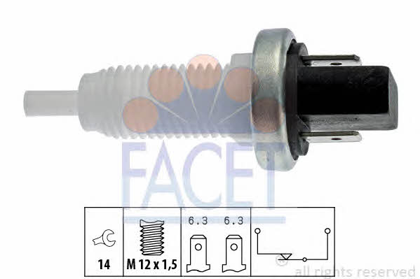 Facet 7.1001 Brake light switch 71001