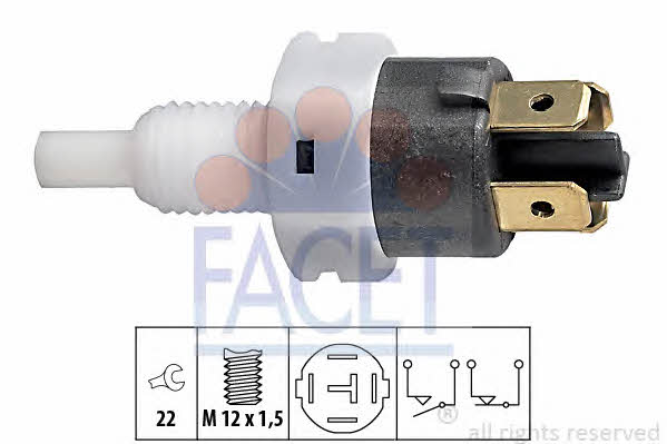 Facet 7.1086 Brake light switch 71086