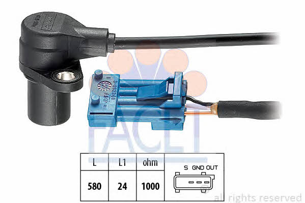 Facet 9.0620 Camshaft position sensor 90620