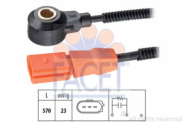 Facet 9.3186 Knock sensor 93186