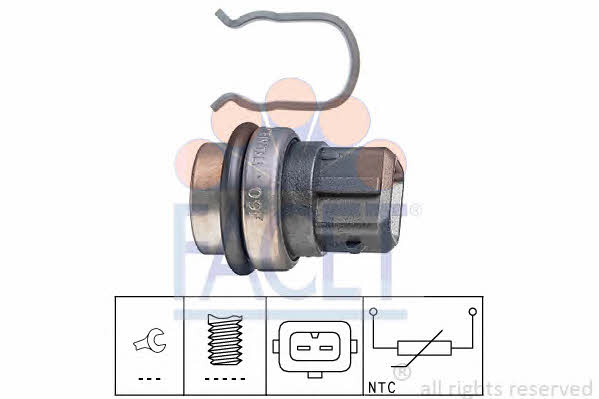 Facet 7.3086 Coolant temperature sensor 73086 73086 Facet Coolant temperature sensor