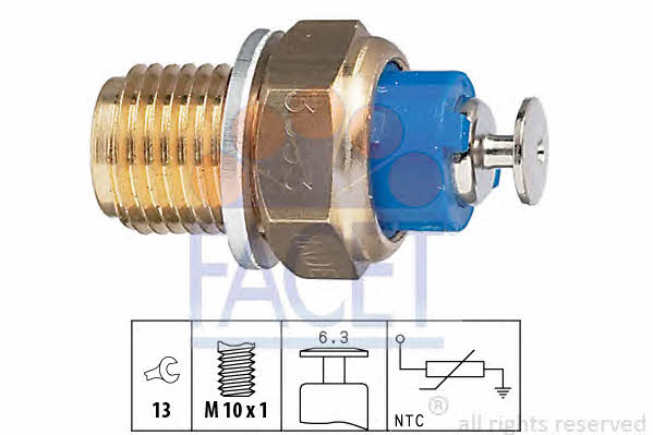 Facet 7.3093 Coolant temperature sensor 73093