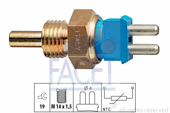 Facet 7.3139 Coolant temperature sensor 73139