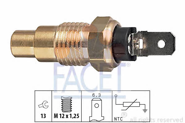 Facet 7.3159 Coolant temperature sensor 73159 73159 Facet Coolant temperature sensor